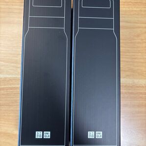新品未開封 UNIQLO ステンレスボトル 黒x2 水筒 保温 保冷