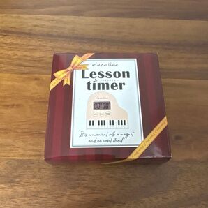 【新品未使用】Piano Line レッスンタイマー ホワイト