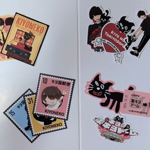 キヨくじ G賞 キヨ猫ステッカー3枚セット 4種セット ゲーム実況者 東キヨドーム