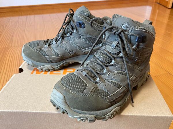 メレル モアブ 2 ミッド GTX ゴアテックス ワイド オリーブ カーキ