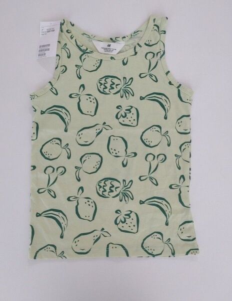 H&M フルーツ柄 タンクトップ 120cm〜130cm 未使用タグ付き