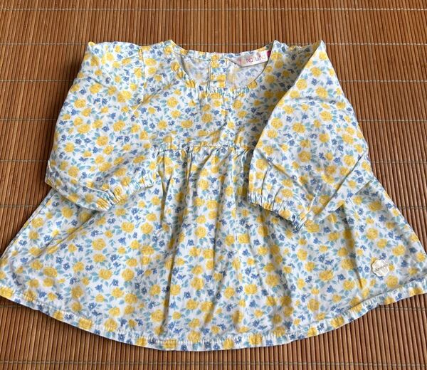 petit main 花柄チュニック 80cm