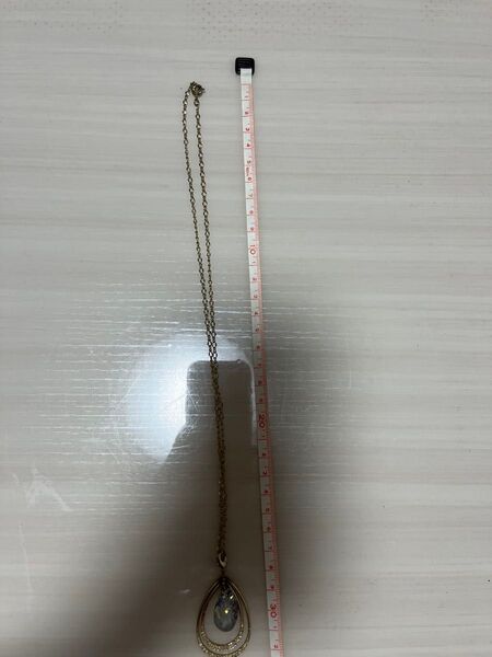 【美品】プラスヴァンドーム ネックレス ブルー系石