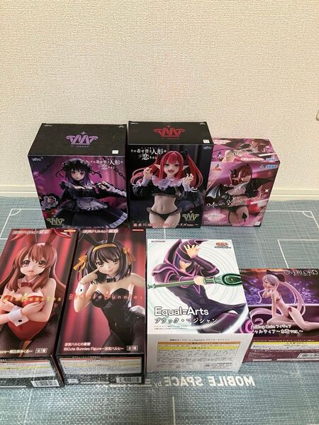 【商品追加】着せ恋 喜多川海夢 黒江雫 リズ 涼宮ハルヒ 朝比奈みくる 遊戯王 ブラック オーバーロード シャルティア フィギュア