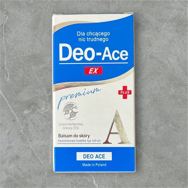 デオエース EXプラス 40ml ロールオン 敏感肌 アルコールフリー ポーランド製 Deo-Ace