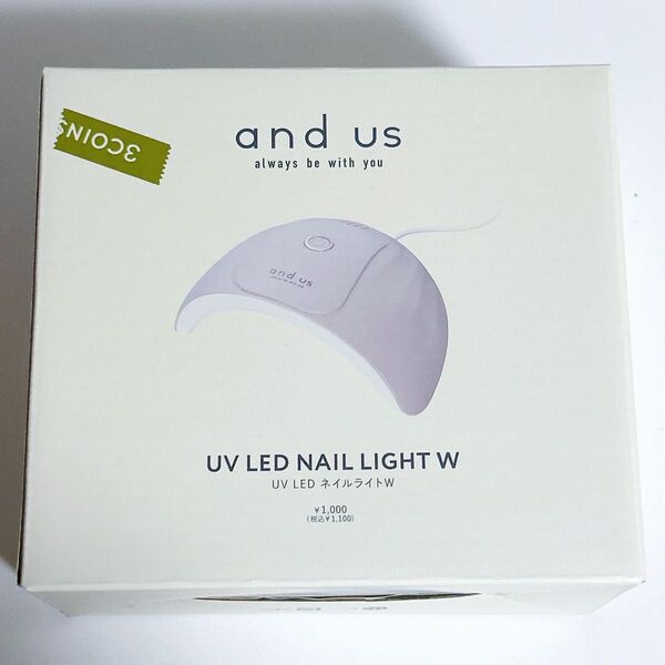3coins ネイルライト and us UV LED