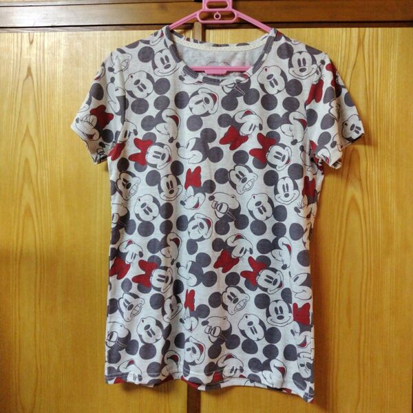 ディズニー ミッキーマウス ミニーマウス Tシャツ 半袖 Lサイズ