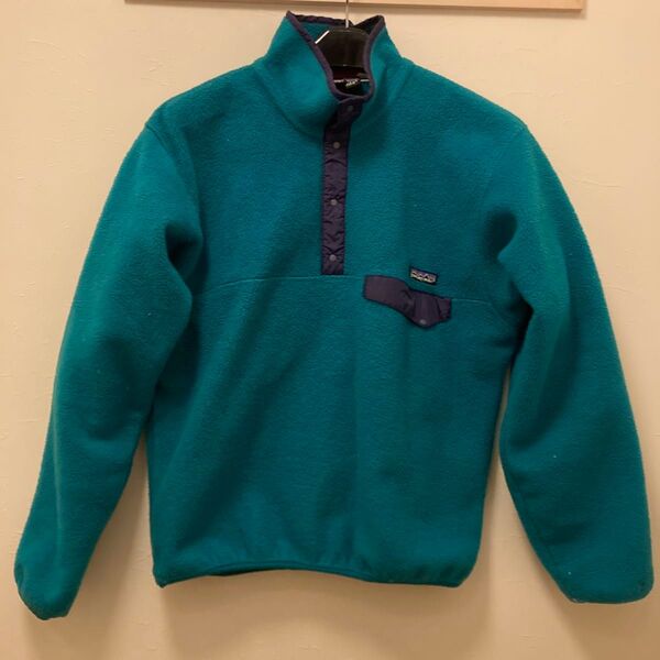 Patagonia シンチラ スナップT プルオーバー グリーン M