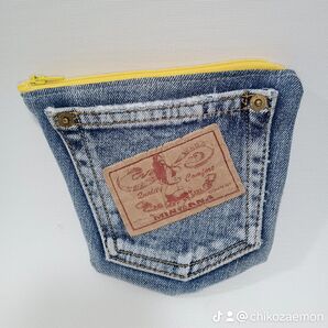 ☆ハンドメイド☆リメイク☆デニムポーチ♪