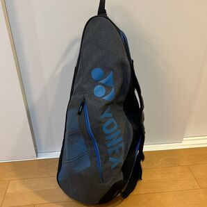 YONEX テニス ラケットバッグ グレー×ブルー