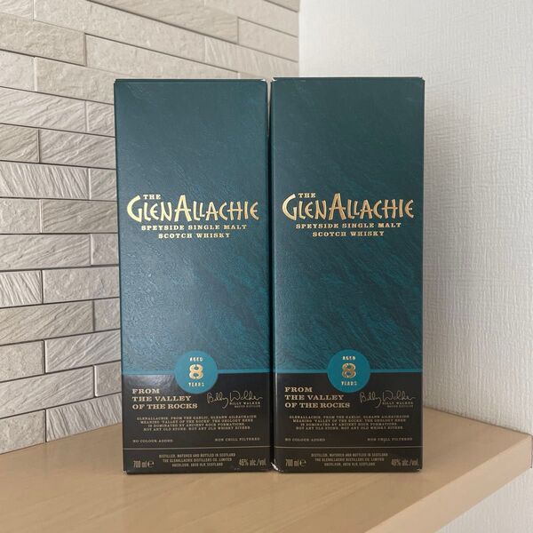グレンアラヒー 8年 GlenAllachie スコッチ 700ml 46% 2本 箱付き