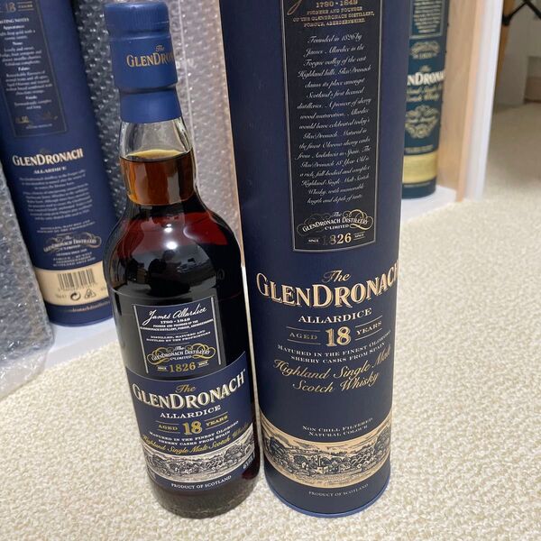 グレンドロナック 18年 GLENDRONACH ウイスキー 箱付 スコッチ 新品 2020年ボトリング 旧ボトル アラダイス