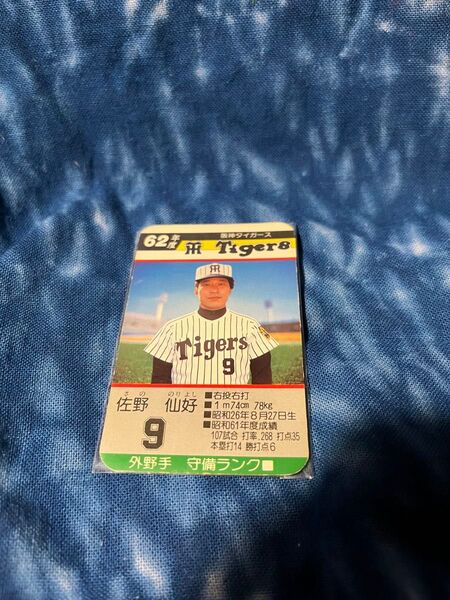 タカラ プロ野球ゲーム 阪神タイガース 佐野仙好選手