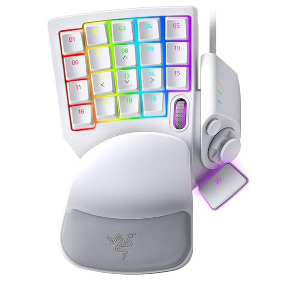 RAZERゲーミングキーパッド Tartarus Pro Mercuryホワイト RZ07-03110200-R3M1