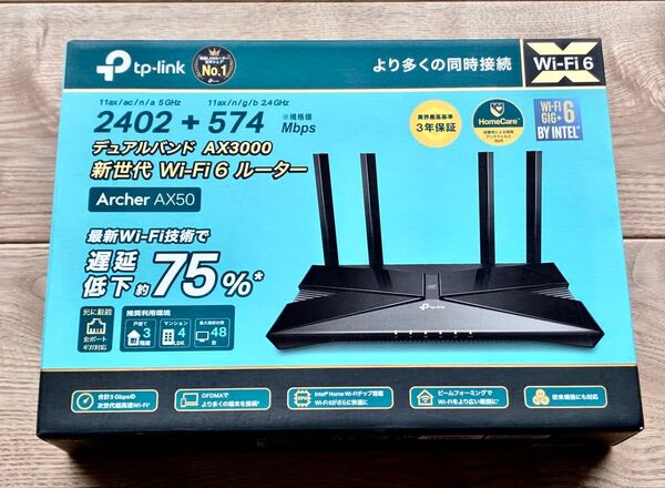 AX3000 デュアルバンド Wi-Fi 6ルーター Archer AX50