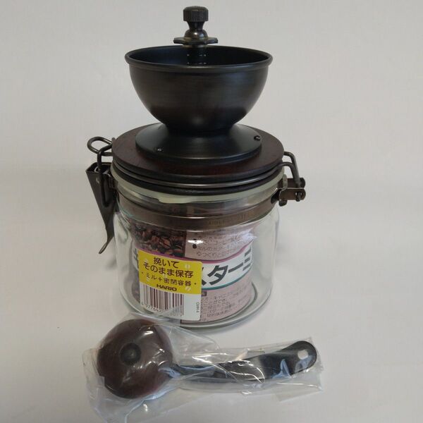 HARIO (ハリオ) 手挽き コーヒーミル キャニスター付き CMH-4 400ml