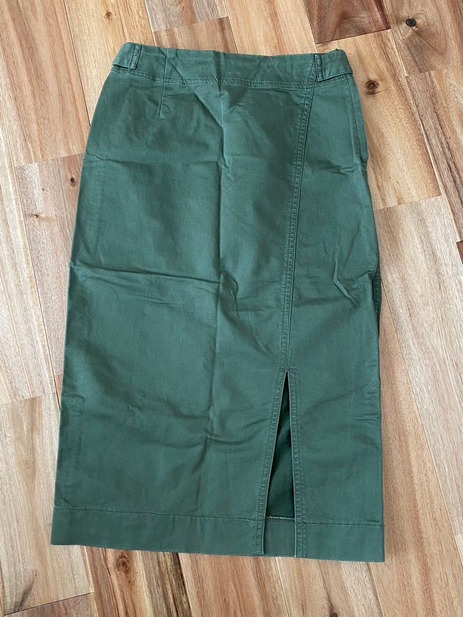 ナノユニバース　nano タイト スカート 膝下丈