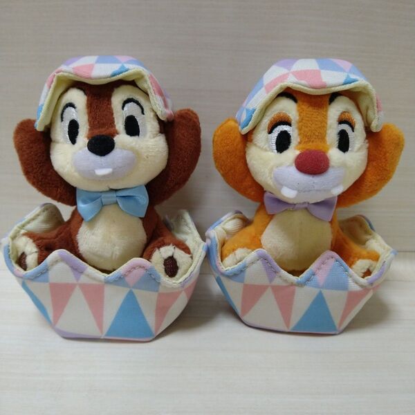 ディズニー 2022年イースター チップとデール ぬいぐるみバッジ