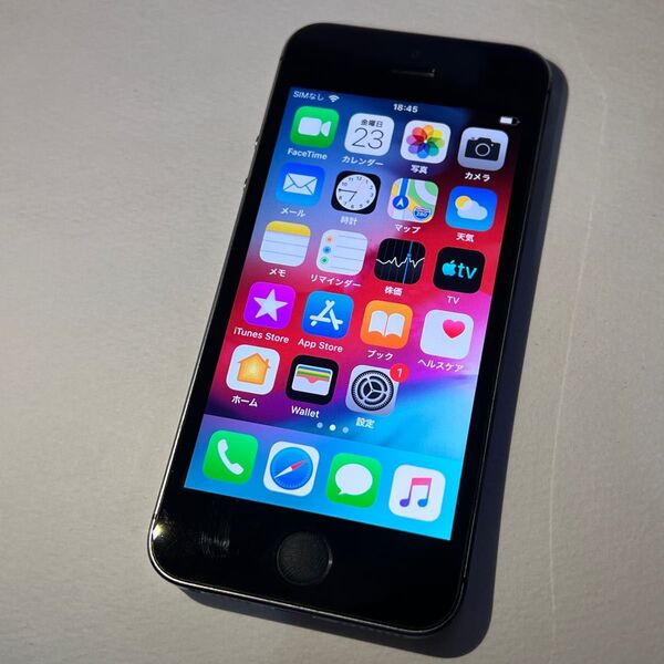 【翌日発送】動作良好 Apple iPhone5s 64GB スペースグレイ カメラ動作◯ AirDrop送信可能