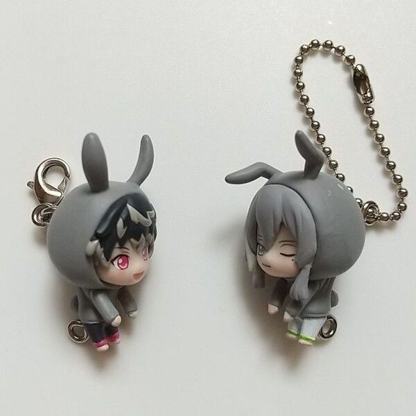 アイナナ Re:vale 百 モモ 千 ユキ つまんでつなげてますこっと ボールチェーン キーホルダー
