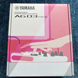 YAMAHA AG03 MK2 ライブストリーミングミキサー ホワイト