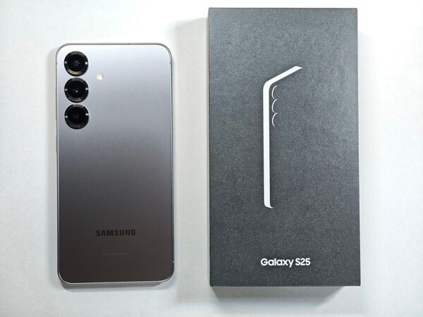 Galaxy S25 au版→SIMフリー 12GB 256GB シルバーシャドウ 美品 おまけ付き