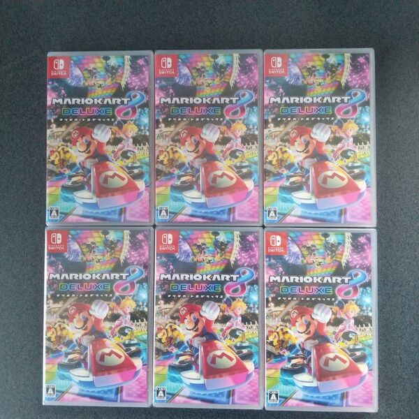 シュリンク未開封新品 Nintendo Switch ニンテンドースイッチ マリオカート8 デラックス 6本セット 任天堂