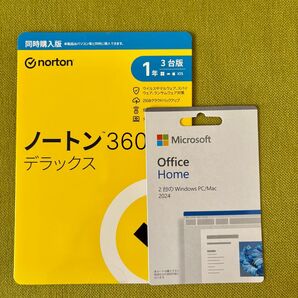 Microsoft ( マイクロソフト )Office Home 2024ノートン360デラックス セット