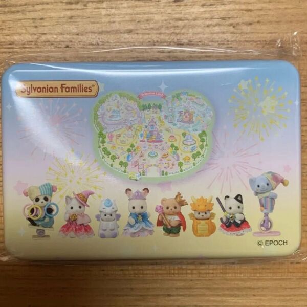 シルバニアファミリー ノベルティ 缶ケース 森の手芸屋さん