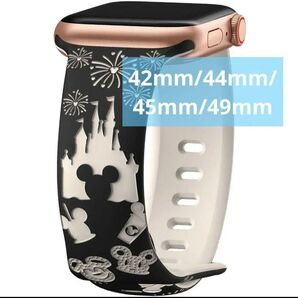 【新品】Apple Watch シリコンバンド Disney