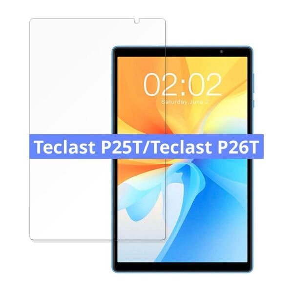 Teclast P25T / Teclast P26T 保護フィルム 日本硝子製 硬度9H 飛散防止 気泡なし 耐衝撃 自然吸着