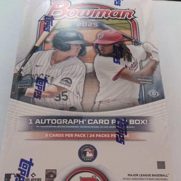 MLB 2025 Topps BOWMAN HOBBY24パック 1BOX シュリンク有未開封品