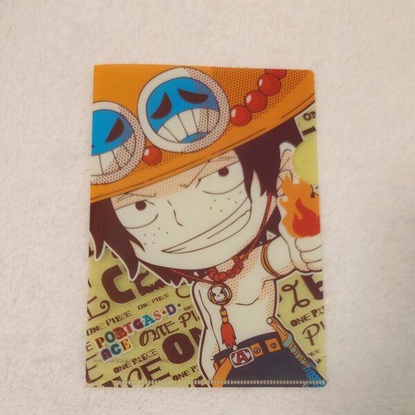 ONE PIECE ポートガス・D・エース ミニクリアファイル