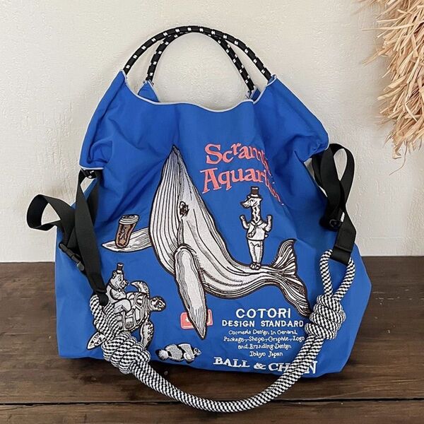 Ball & Chain スクランブルアクアリウム エコバッグ ショルダーなし