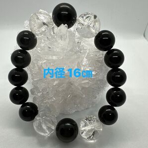 11 オブシディアン、爆裂水晶、オニキスのブレスレット(最終価格です。)