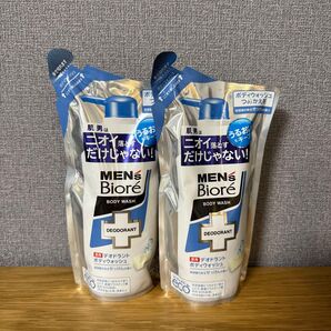 メンズビオレ デオドラントボディウォッシュ つめかえ用 せっけんの香り 2袋セット