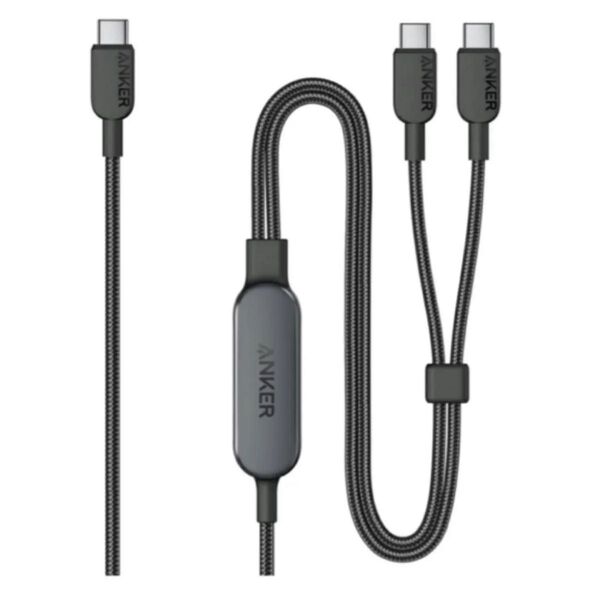 Anker USB-C & USB-C ケーブル (2-in-1, 140W) 充電ケーブル Type-C