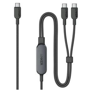 Anker USB-C & USB-C ケーブル (2-in-1, 140W) 充電ケーブル Type-C