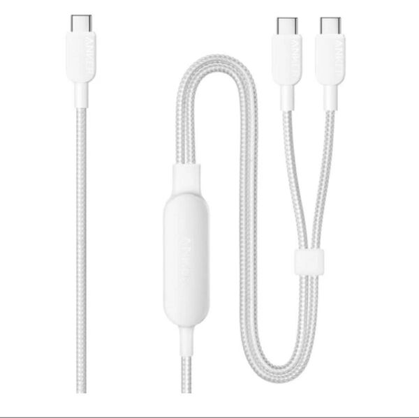 Anker USB-C & USB-C ケーブル (2-in-1, 140W) 充電ケーブル Type-C