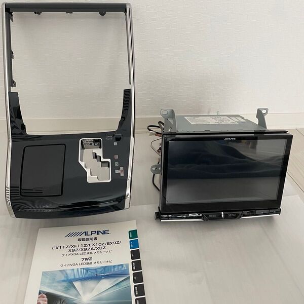 アルパイン EX10 Z パネル付 ヴェルファイア アルファード20系 ナビ ALPINE BIGX ビッグX