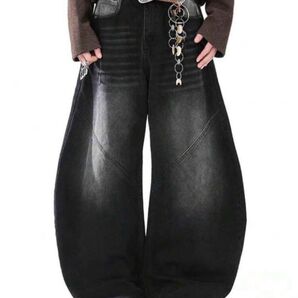 y2k acnestudios jadedlondon menes似ワイドデニムバギーデニム バギーパンツ メンズ 地底人似