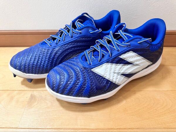 【赤・青2足】New Balance スパイク 野球 28.0cm