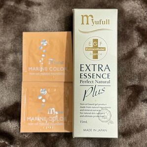 【新品】myufull ミューフル エクストラエッセンス PNプラス 15ml &マリンカラー×2個 ファンデーション コスメ