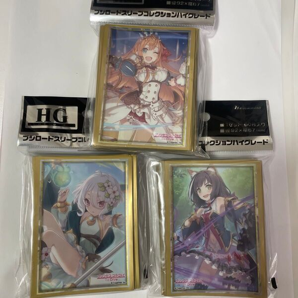 スリーブ プリンセスコネクト!Re:Dive「ペコリーヌ」「コッコロ」「キャル」3個セット