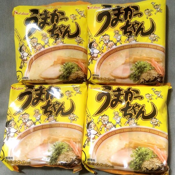 ハウス食品:うまかっちゃん 4食分 袋麺 インスタント食品
