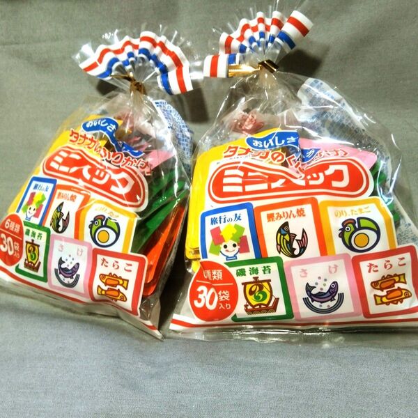 田中食品:タナカのふりかけ ミニパック 6種類 30袋入り×2パック 計60袋