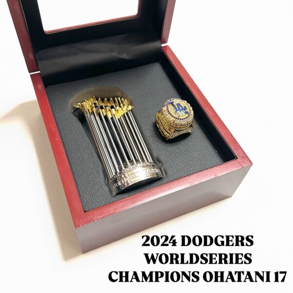 2024ロサンゼルス・ドジャース チャンピオン トロフィー リング 大谷翔平17
