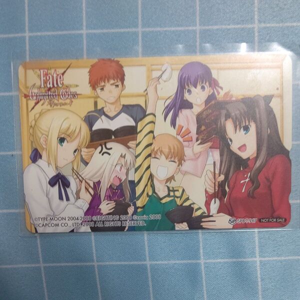 Fate/unlimited codes 6人集合 テレフォンカード未使用