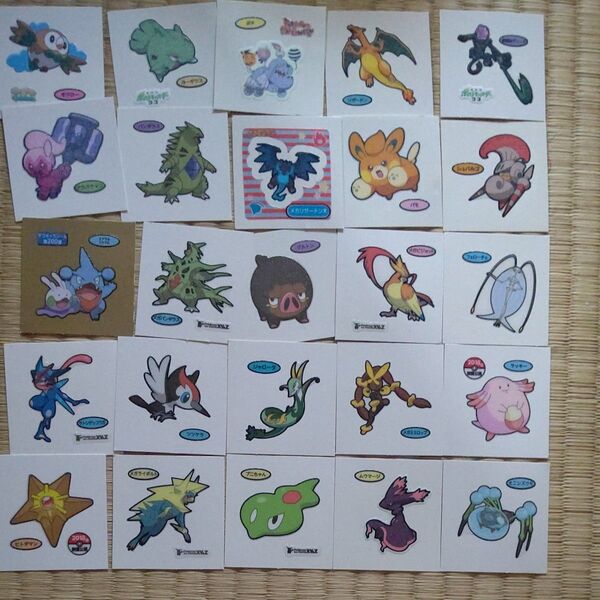 25枚まとめ売り ポケモンパンデコキャラシールU