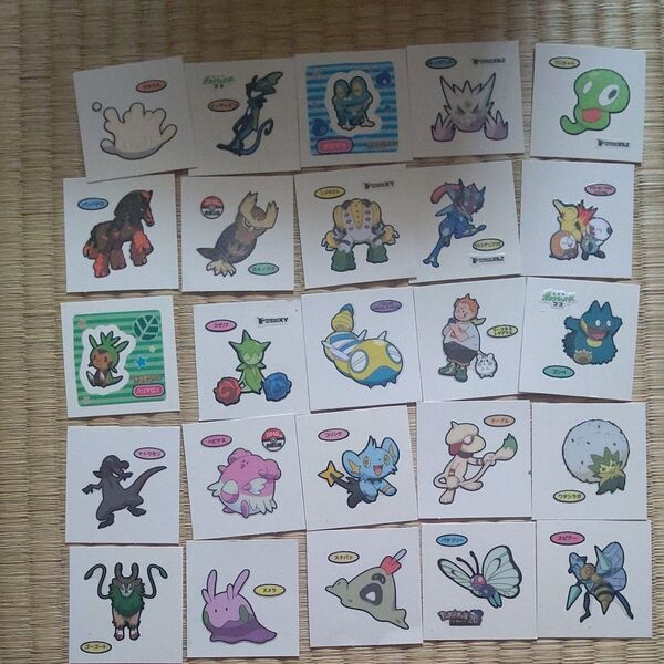 25枚まとめ売り ポケモンパンデコキャラシールX